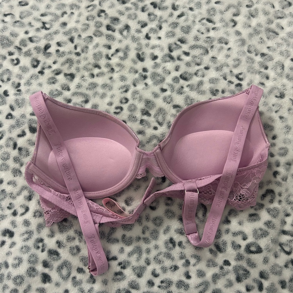 Juicy Couture Pink Lace Bra Intimates